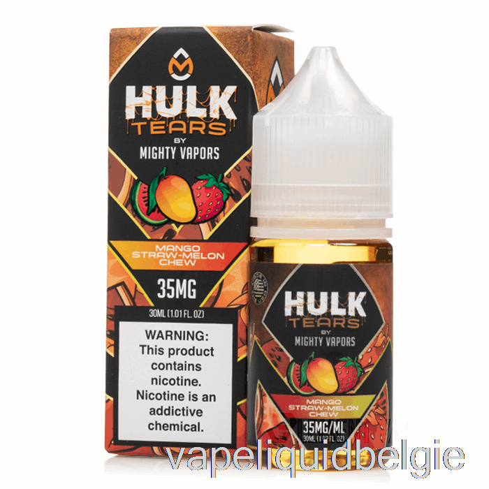 Vape Vloeibare Mango Stro Meloen Kauwen - Hulk Tranen Zouten - 30ml 35mg
